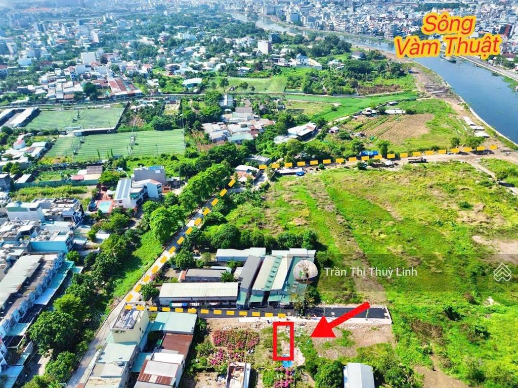 Đất sát sông vàm thuật, xây 5 tầng, đường 10m giá chỉ 5,9 tỷ
