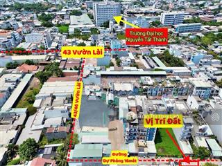 Đất mặt tiền đường n4  ngang 5m  sát vách trường nguyễn tất thành và chợ vườn lài