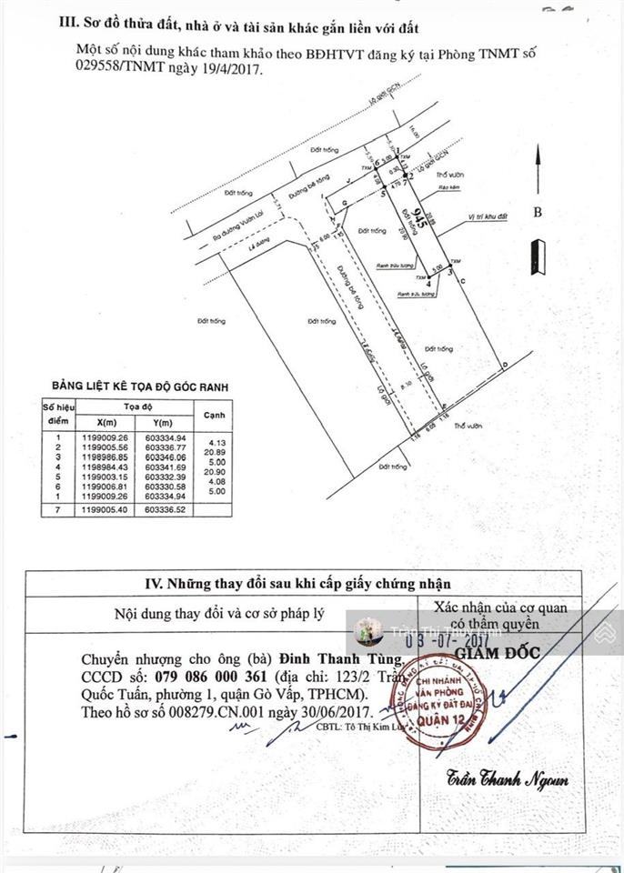 Đất mặt tiền 301vl ngang 5m xây được 7 tầng, sát sông sg giá chỉ 79tr/m2