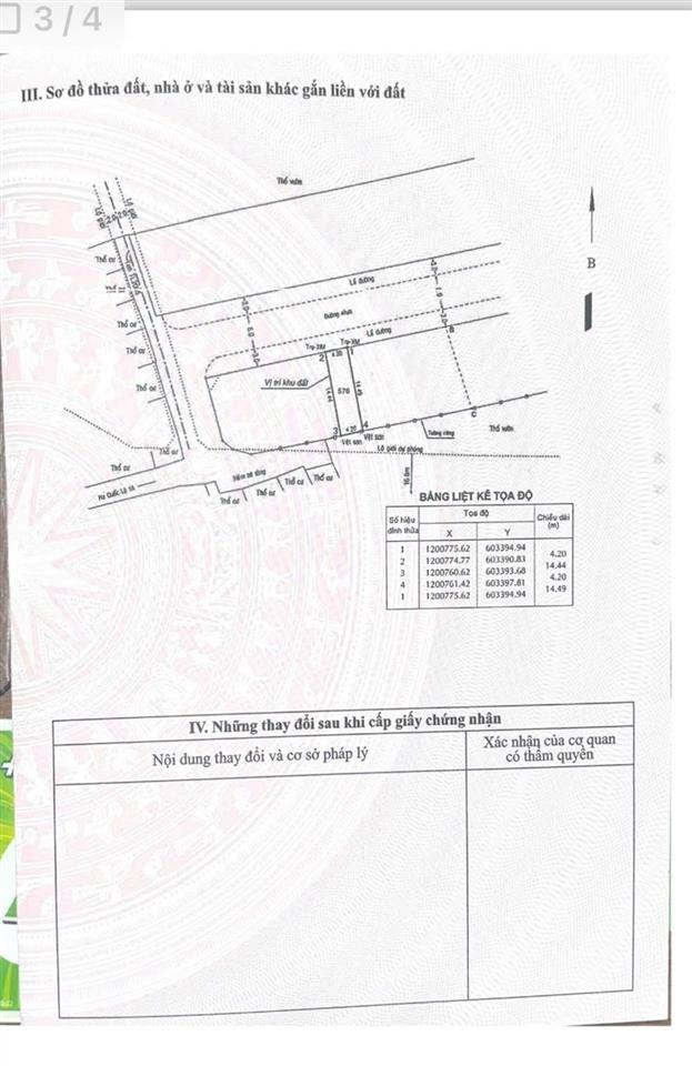 Đấy đẹp ngang 4.2m, khu dân cư đồng bộ xây nhà đẹp, đường 12m giá chỉ 5 tỷ
