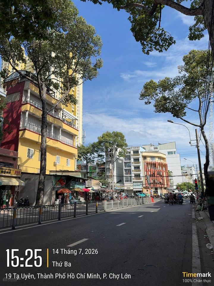 Cơ hội sở hữu building mặt tiền ngang 8m đường tạ uyên, quận 5  7 tầng thang máy giá chỉ 71 tỷ