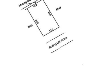 Bán lô đất 12x21=252m2 đường 7m5 gần đh phan chu trinh giá 6.6 tỷ . xây mật độ cao