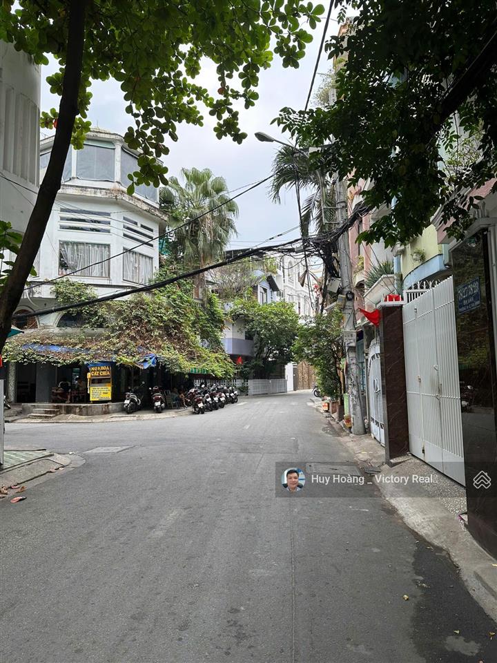 Bán nhà hẻm 62 trương công định, p.14, tân bình  4 tầng, 56.8m², hẻm 8m, xe hơi trong nhà