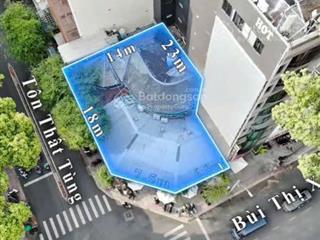 Nhà đất vàng góc 2mt bùi thị xuân và tôn thất tùng, quận 1  14x23m, 305m2  369 tỷ  siêu vị trí