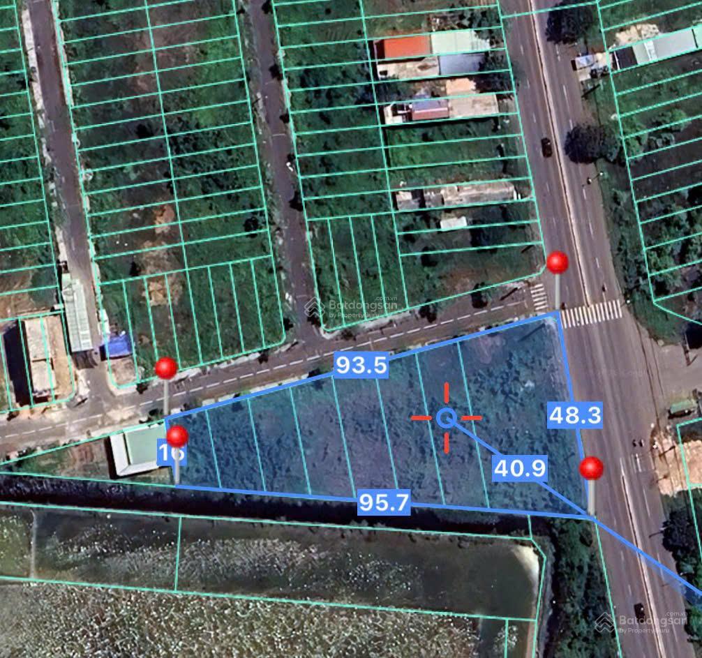 Cho thuê đất 3.000m2  có 640m2 đất ở  2 mt  đường tl44a 46mx95m  an ngãi  long điềnhcm