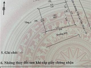 Bán nhà 3 tầng 2 mặt kiệt trần cao vân. 60,6m2 ngang 7,3m. kiệt hơn 4m. xác đường chính thông