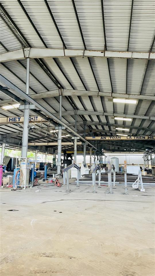 Cho thuê nhà xưởng 5.500m2 mặt tiền quốc lộ 1a bến lức, long an giá chỉ 40.000 đồng/m2/tháng
