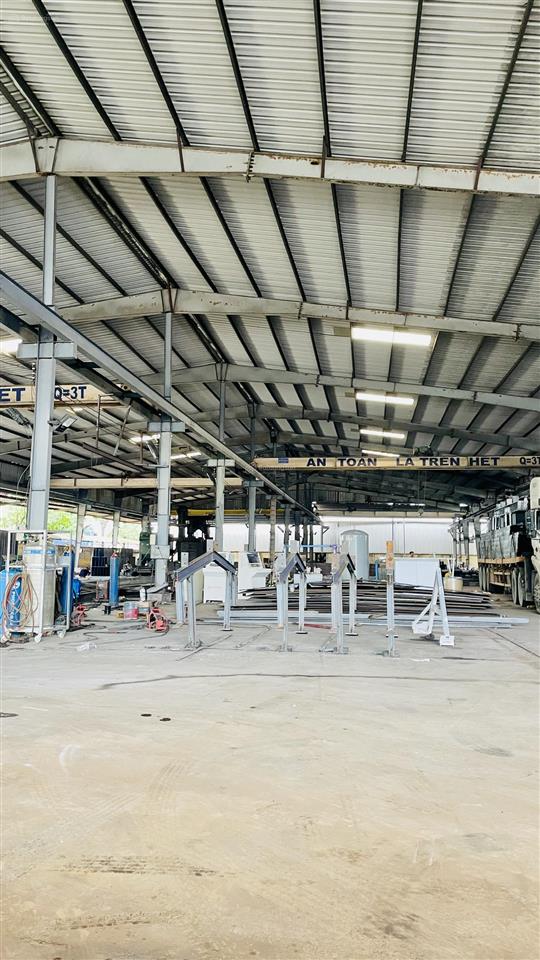 Cho thuê nhà xưởng 5.500m2 mặt tiền quốc lộ 1a bến lức, long an giá chỉ 40.000 đồng/m2/tháng
