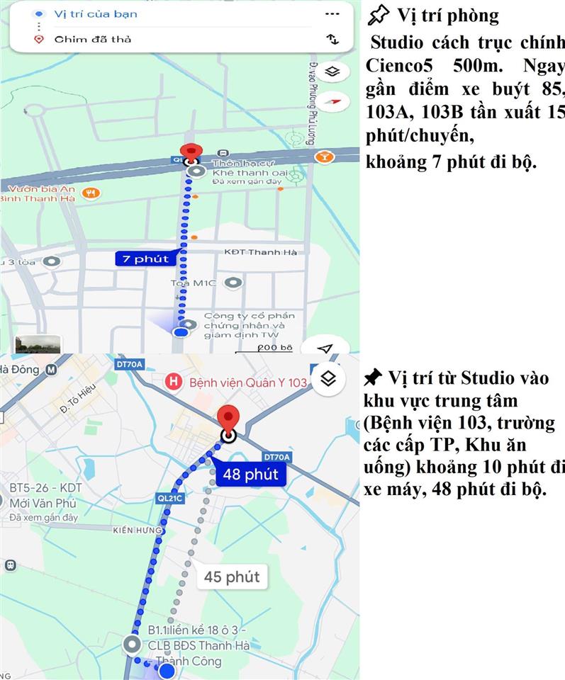 Cho thuê phòng liền kề cao cấp kđt thanh hà, full nội thất, ô tô đỗ cửa, gần luxury hà đông