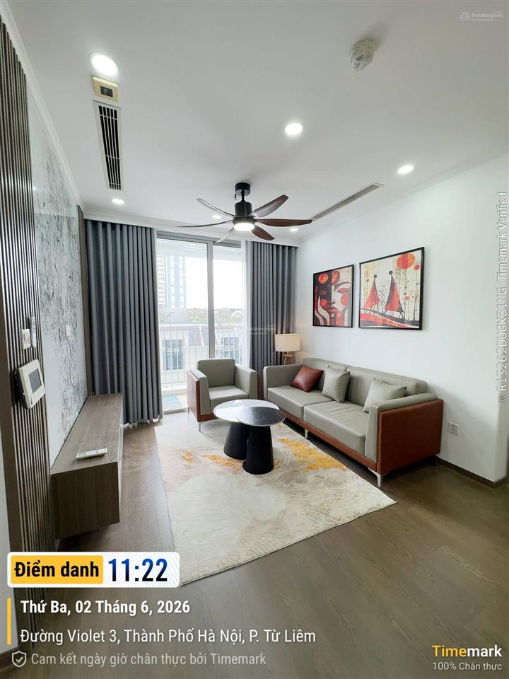 2pn vinhomes gardenia 80m²  full nội thất đẹp, xem nhà sẵn pass
