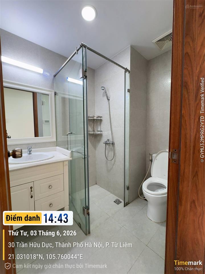 Cho thuê căn 2 phòng ngủ 62m²  nhà đẹp như ảnh, view pháo hoa  tuấn chuyên iris garden
