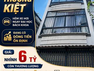 Căn hộ dịch vụ lý thường kiệt, hẻm xe hơi ngay đại học bách khoa, đang có dòng tiền ổn định.