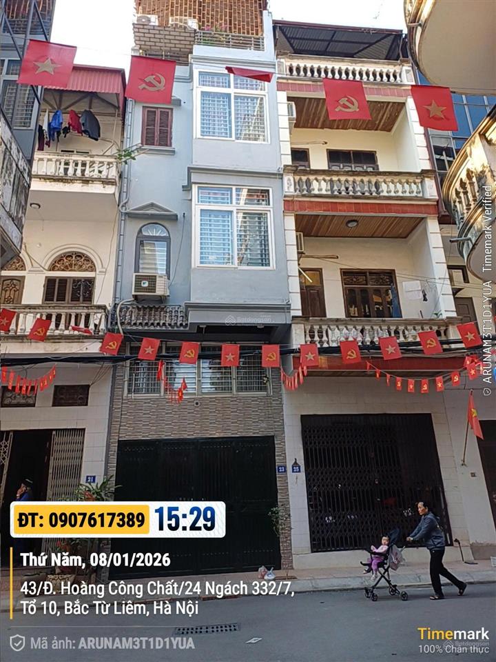 Bán nhà hoàng công chất ,dt 50m², ô tô tránh, vỉa hè  khu dân trí cao, giá 14.6 tỷ