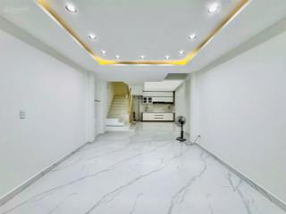 Bán nhà 55m2 ngay chợ gò vấp phường 4 sau lưng hẻm xe tải thông ngang 5,2m nở hậu  xây mới đẹp