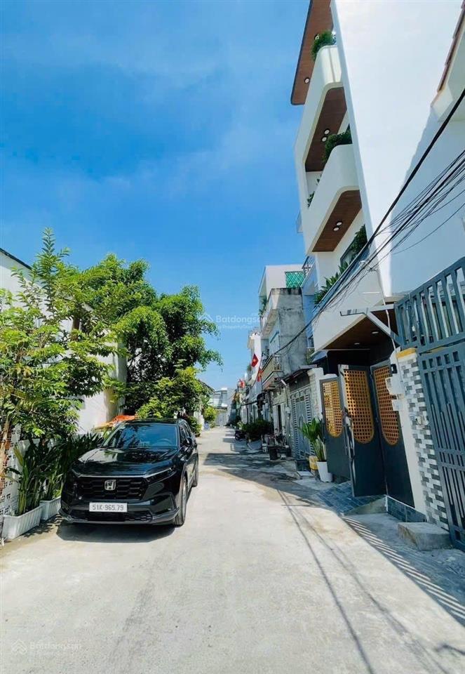 Nhà xây mới cực đẹp  thạnh lộc 19  sát gò vấp