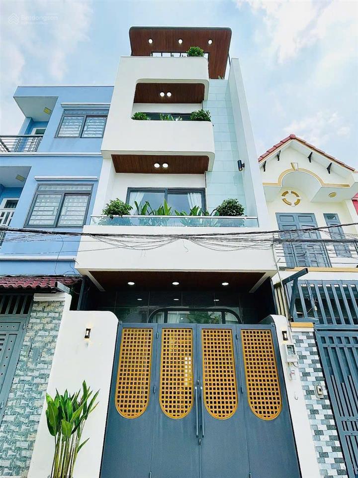 Nhà xây mới cực đẹp  thạnh lộc 19  sát gò vấp