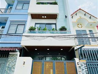 Nhà xây mới cực đẹp  thạnh lộc 19  sát gò vấp