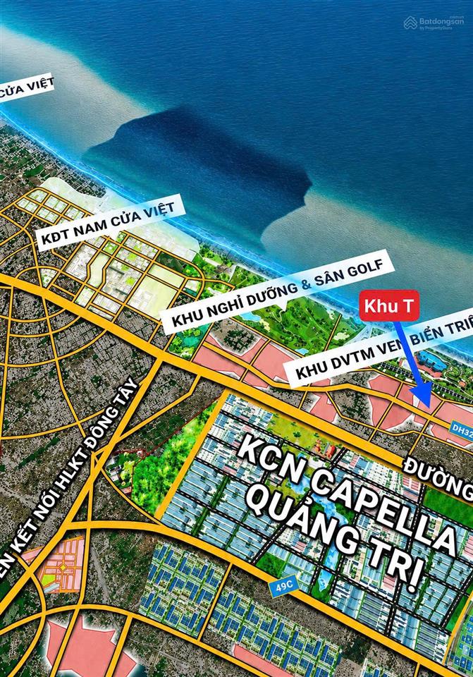 Chính chủ cần bán lô đất gần kđt nam cửa việt, gần kcn giá chỉ 610tr/lô