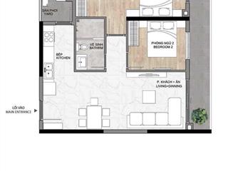 Căn hộ hoa hậu đẹp nhất 2 pn 88m² elysian, có ô đậu xe ô tô, giá chỉ 6,4 tỷ, bancon dài view hồ bơi