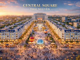 Bán shophouse central square, 100 m2, phường nam tiến, phổ yên, thái nguyên