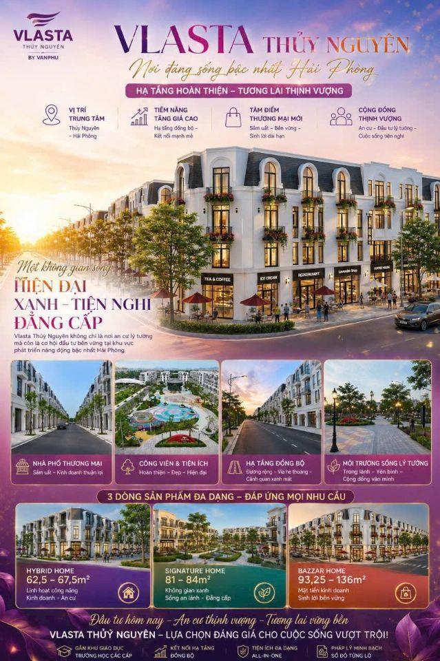 VLASTA THỦY NGUYÊN – DỰ ÁN HIẾM HOI HỘI TỤ VỊ TRÍ VÀNG, GIÁ TỐT VÀ TIỆN ÍCH 5 SAO