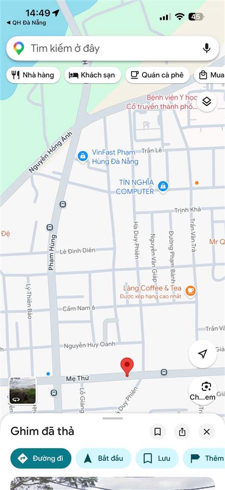 Bán gấp đất nền 150m2 giá tốt tại đường mẹ thứ, hòa xuân, cẩm lệ, đà nẵng