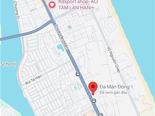 Bán đất đường đa mặn đông 1, p. khuê mỹ. đà nẵng