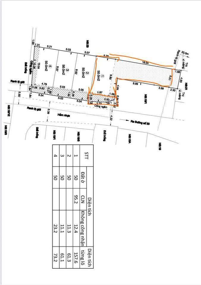 Bán đất hẻm 19 đường số 30 linh đông