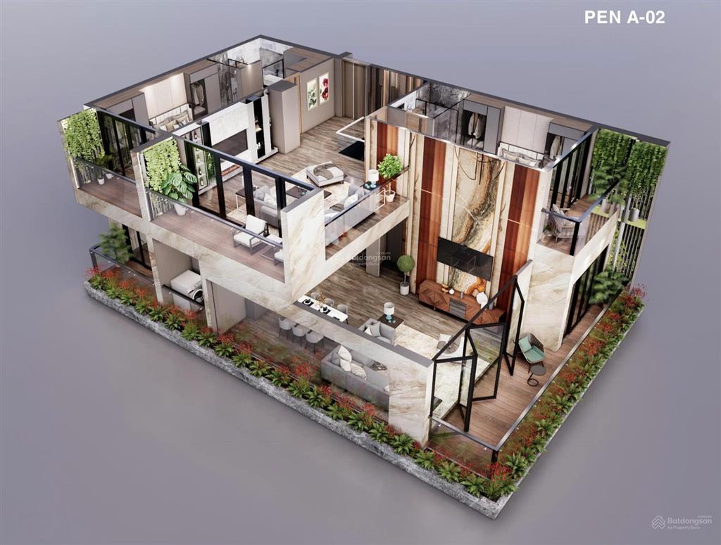 Chính chủ bán căn penhouse ruby riverside tầng 20 và 21 view vin harmoni