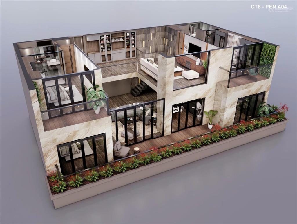 Chính chủ bán căn penhouse ruby riverside tầng 20 và 21 view vin harmoni