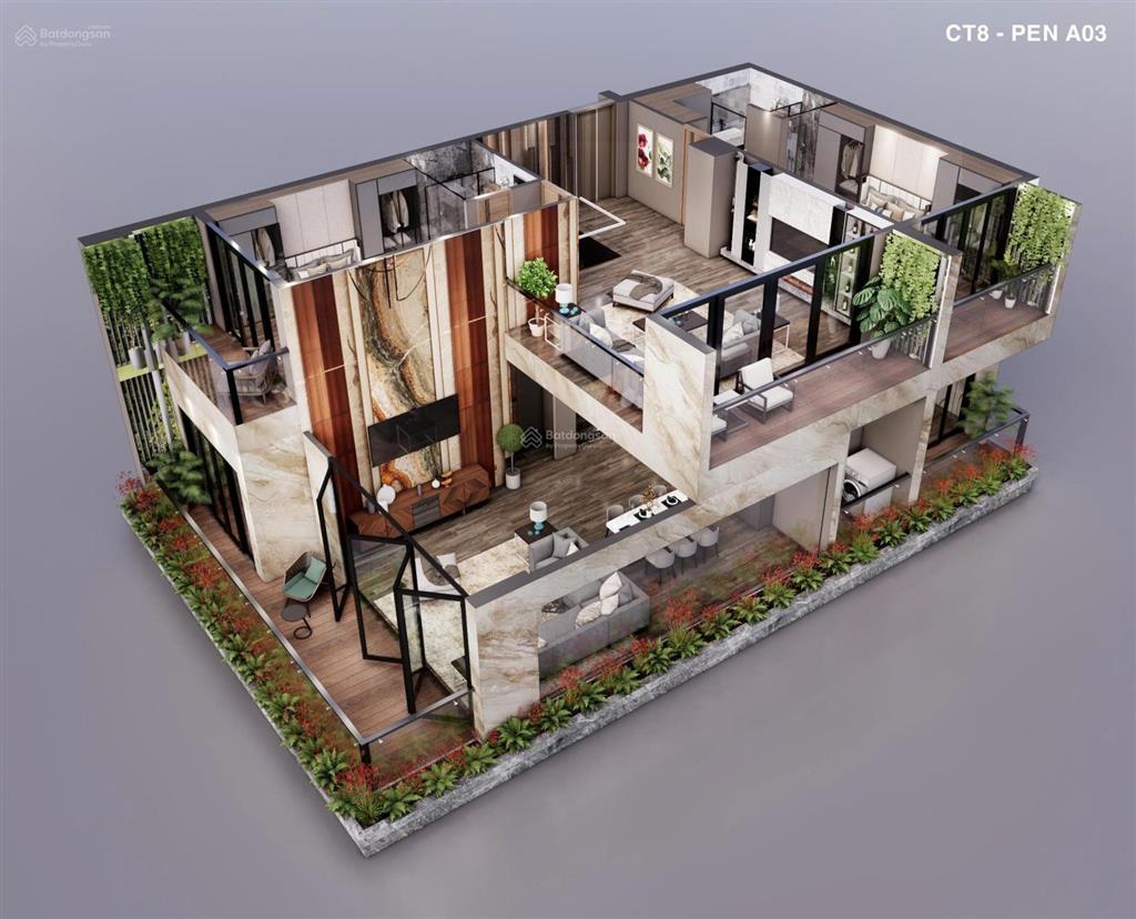 Chính chủ bán căn penhouse ruby riverside tầng 20 và 21 view vin harmoni