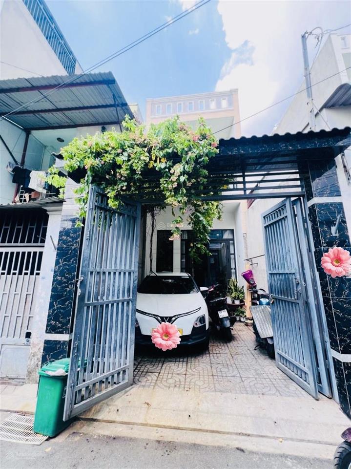 Nhà đẹp chân dài 4x24m  xe hơi ngủ trong nhà thông lê thị riêng  thới an