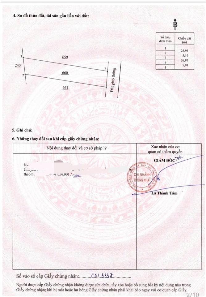 Bán đất thống nhất  đồng nai đường nhựa đẹp