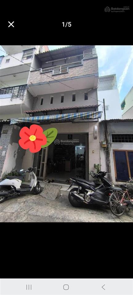 Trung tâm quận tân phú nhà đẹp huỳnh thiện lộc hẻm xe hơi 5m, 3 tầng ở ngay, sổ vuông, giá 4,45 tỷ
