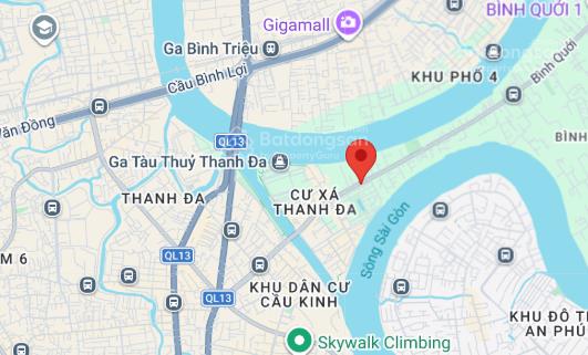 ~ 144tr/m2  siêu phẩm mặt tiền bình quới sẵn gpxd 8 tầng ngang 6m  nở hậu  view sông