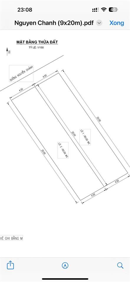 Siêu phẩm 2 lô đôi mặt tiền đường 10m5 nguyễn chánh  ngang 9m cực hiếm  cách biển 200m  gần cả