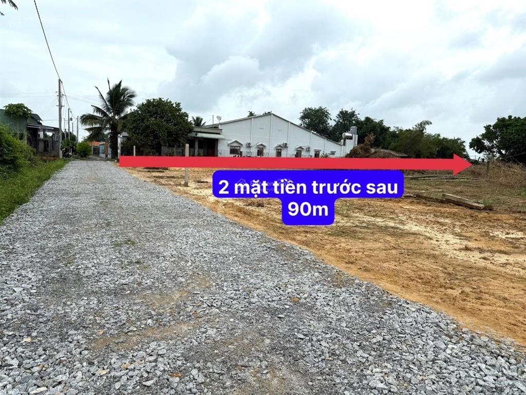 Bán đất 2 mặt tiền trước sau  long an