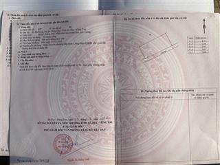 Đường chính láng lớn  xà bang. tuyến nối võ văn kiệt và ql 56. mt 43m tdt 6.5 sào thổ cư 100m2