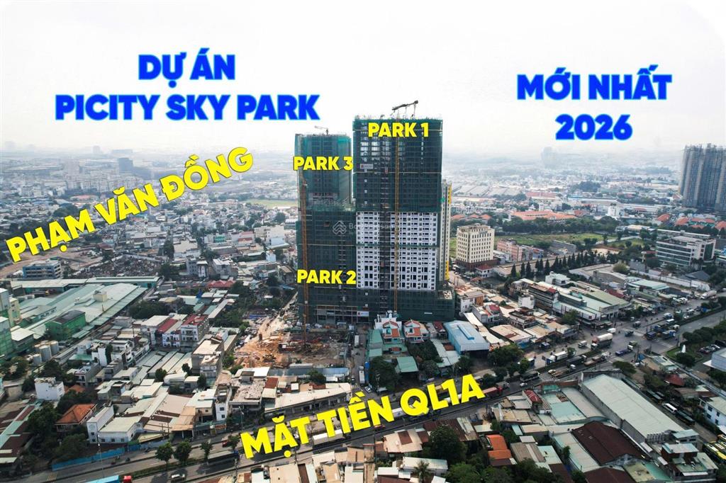 Bán căn hộ 2pn, 1wc tại picity sky park, 3,1 tỷ, 60 m2, hàng hiếm tại giá ưu đãi