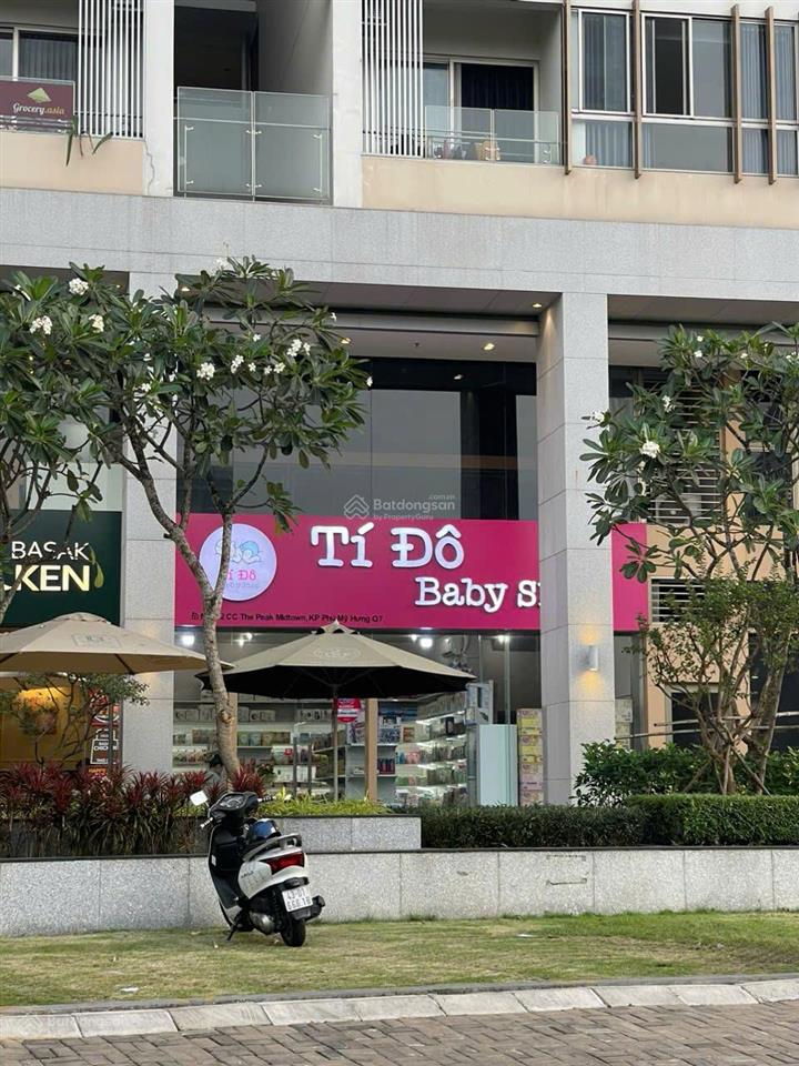 Bán shop 22 đường 15 view sông, m6 midtown, 123m2 giá 25 tỷ, phú mỹ hưng quận 7