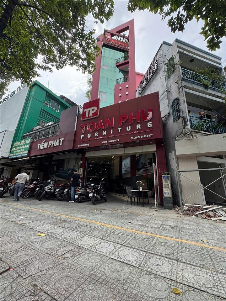 Bán tòa nhà mặt tiền ngô gia tự quận 10 giá 210 tỷ thế đất nở hậu lớn, kết cấu cao tầng độc bản