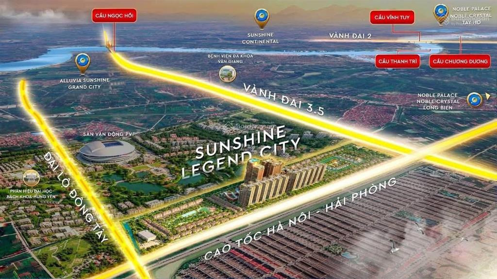 Bán căn 2pn giá 3,3 tỷ sunshine legend city rộng 65m2