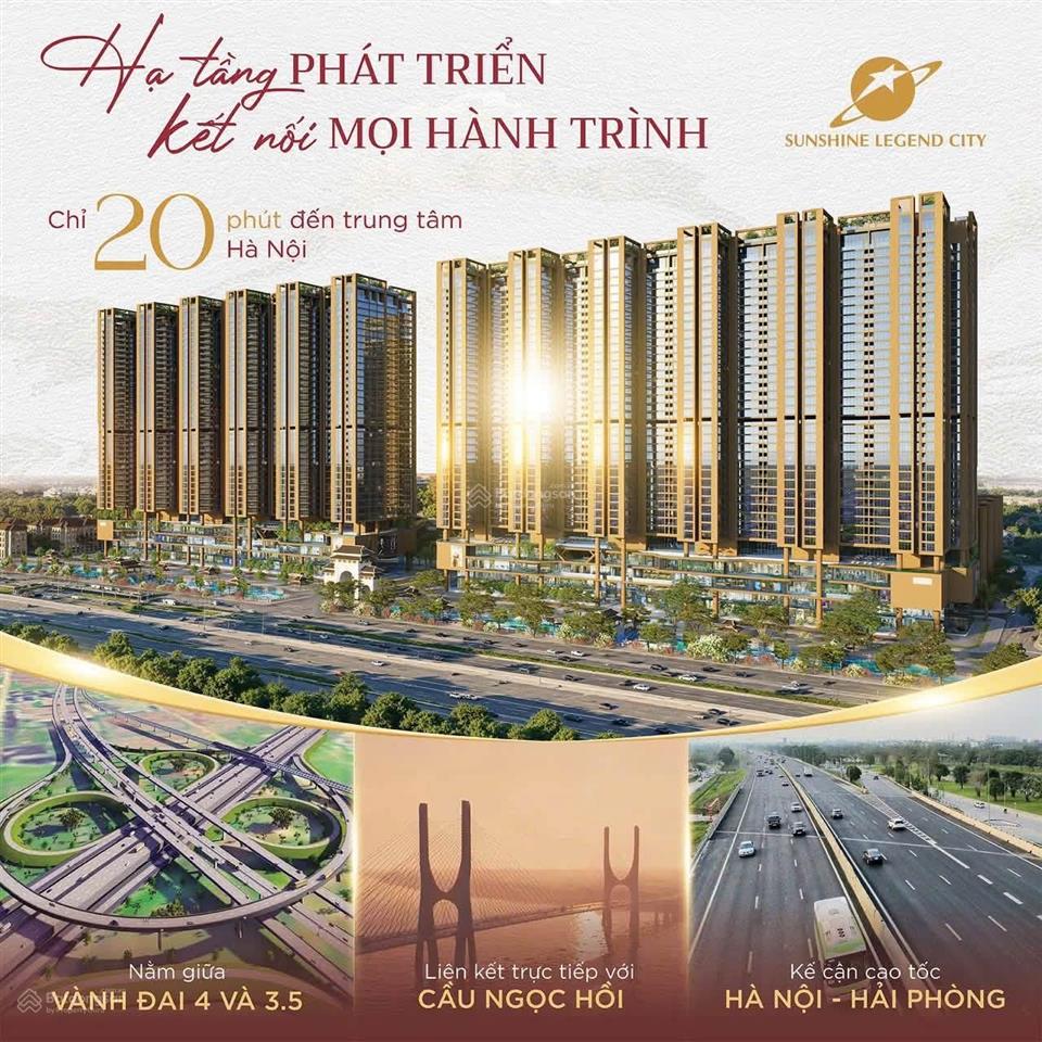 Bán căn 2pn giá 3,3 tỷ sunshine legend city rộng 65m2