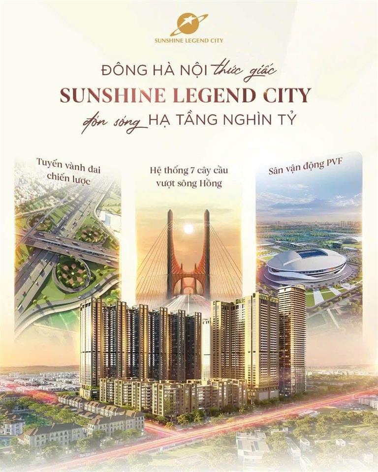 Bán căn 2pn 71.3m2 sunshine legend city  view vịnh sông di sản giá 3,47tỷ  hỗ trợ vay 0%/36 tháng