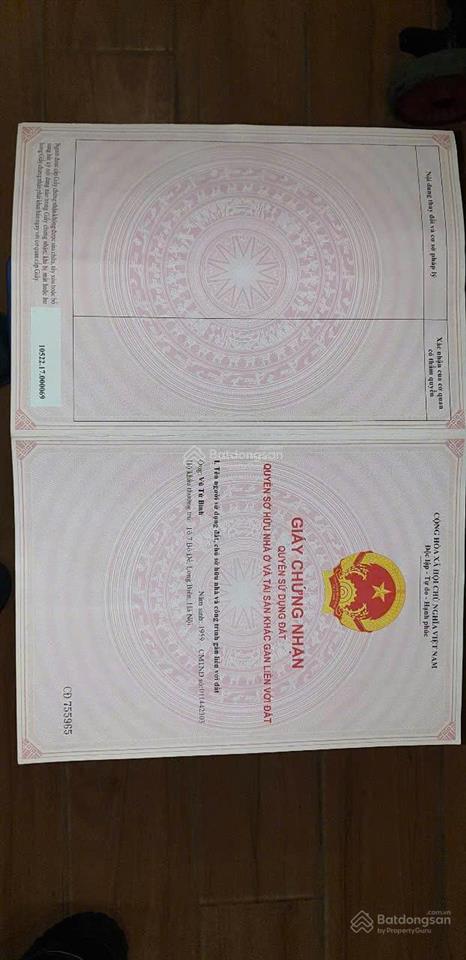 Chuyển nhượng 31,6 m2 đất vuông 3.78xgia tự 8.3m ngõ 2m