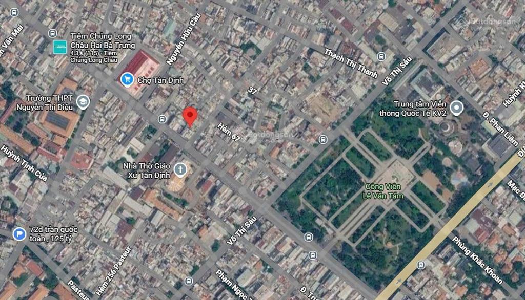 Bán mt hai bà trưng quận 1  dt 5m x 16m, 8t + thang máy  hđt 3500 usd/tháng  gía 30 tỷ