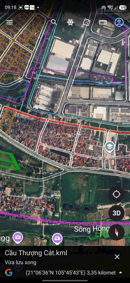 Bán 69m đất đấu giá x2 võng la, đông anh. đường 17m, đầu cầu thượng cát.