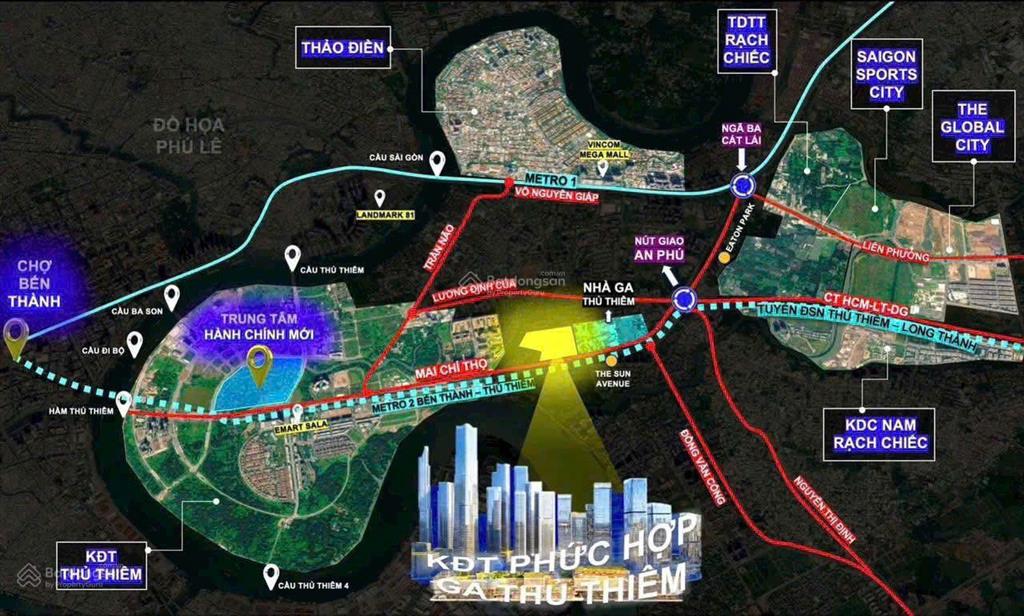 Mở bán đợt 1 khu đô thị phức hợp ga thủ thiêm
