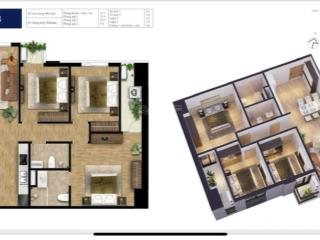 Cc cần nhượng lại căn hộ 07b, 09b blugem tower, thiết kế 3pn, 2vs, tầng đẹp giá tốt nhất thị trường