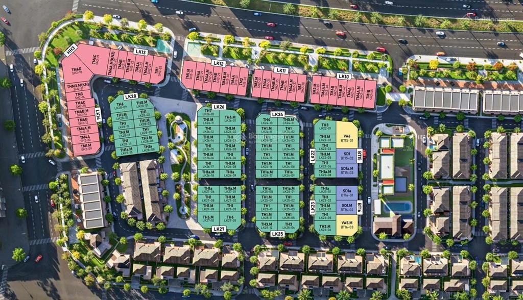 Bán biệt thự vsip thuỷ nguyên 150m2, 10 tỷ zone 2, bàn giao 7/0227, hoàn thiện cb, đóng trc 15%